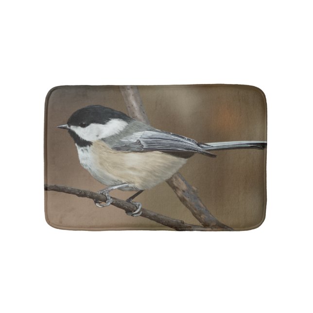 Black Caps Chickadee Badrumsmatta (Framsidan)