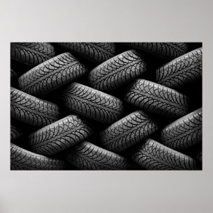 Black Car Däck Poster