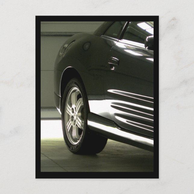 Black Car Vykort (Framsida)