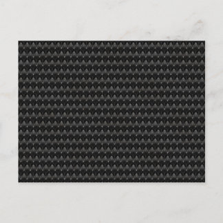 Black Carbon Fiber Alien Skin Vykort
