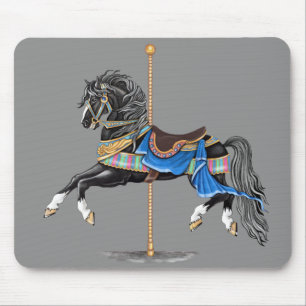 Black Carousel Horse Musmatta