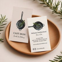 Black Cast Järn Skillet Personal Chef & Catering