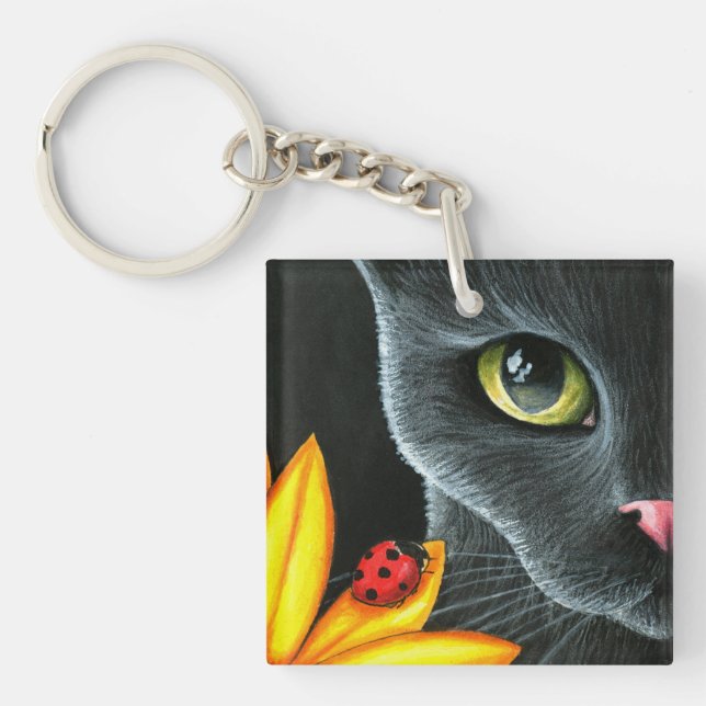 Black Cat 510 ladybug-gult blomma (Framsidan)