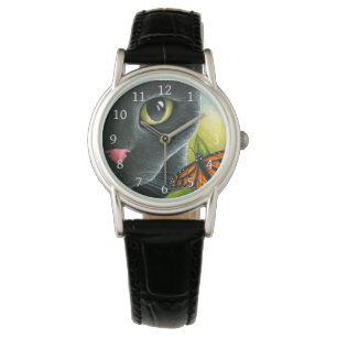 Black Cat 555 Butterfly Armbandsur