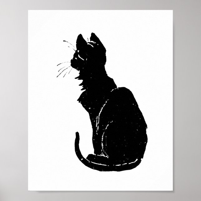 Black Cat, Alexandre Steinlen Poster (Framsidan)