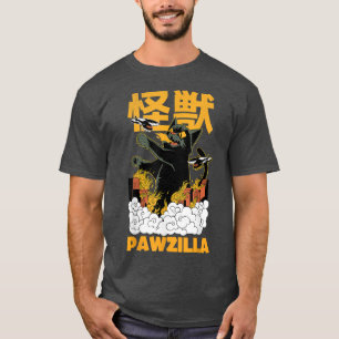 Black Cat Anime Manga Japansk Tecknad Fläkt Funny T Shirt