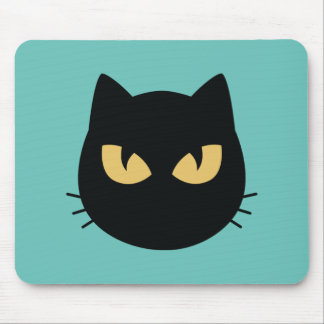 Black Cat ansikte mussla Musmatta