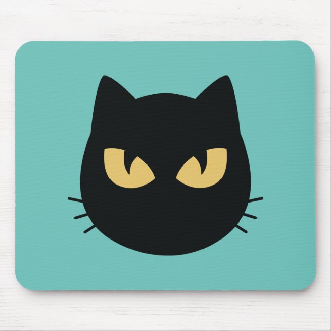 Black Cat ansikte mussla Musmatta (Framsidan)