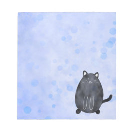 Black Cat-Anteckningsblock Anteckningsblock