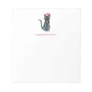 Black Cat-Anteckningsblock Anteckningsblock