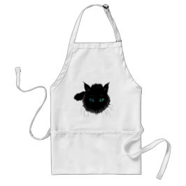 Black Cat Apron Förkläde
