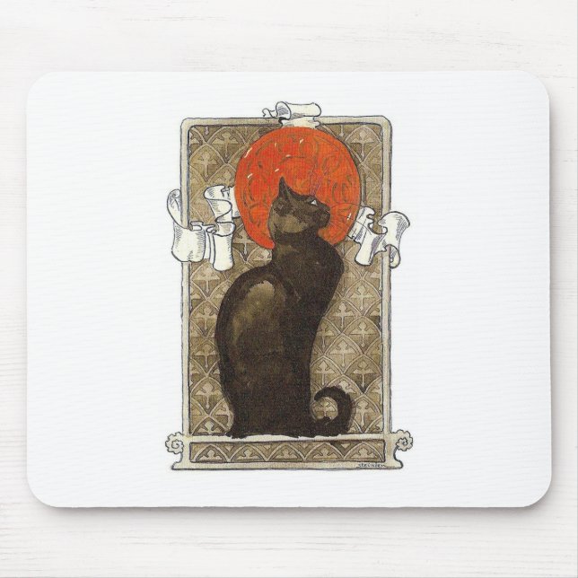 Black Cat - Art nouveau - Theophile Steinlen Musmatta (Framsidan)