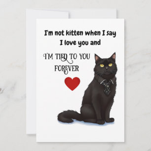 Black Cat Bevalt Best Pappa någonsin Fars dag-kort Inbjudningar