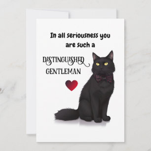Black Cat Bevalt Best Pappa någonsin Fars dag-kort Inbjudningar
