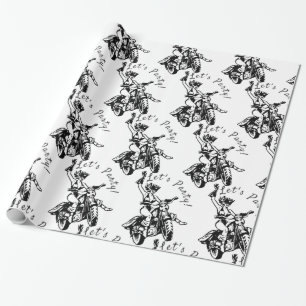 Black Cat Biker Babe Thunder_Cove Presentpapper