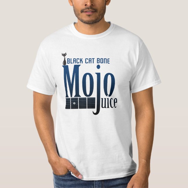 Black Cat Bone Mojo Juice Blues T Shirt (Framsida)