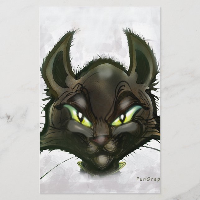 Black Cat Brevpapper (Framsida)