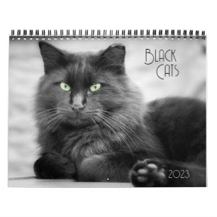 Black Cat Calendar Kalender