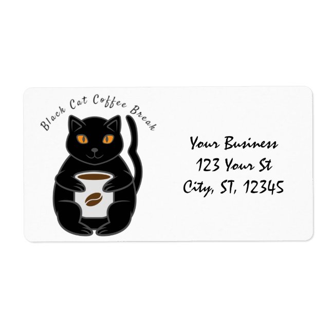 Black Cat Coffee Break Thunder_Cove Fraktsedel (Framsidan)