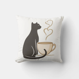 Black Cat Coffee Club Kudde