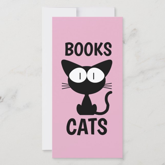 BLACK CAT CUTE BOOKMARKER BOKMÄRKEN (Framsida)