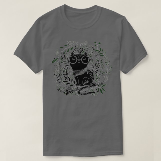 Black Cat, Cute Cat, Black Cat s, Cat T Shirt (Design framsida)