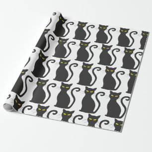 Black Cat Cute Presentpapper