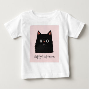 Black Cat Cute Witch Halloween T Shirt