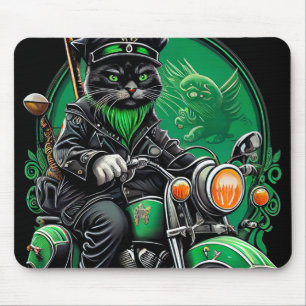 Black Cat-cykeln St. Patrick's Day Musmatta