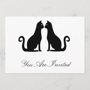 Black Cat Design Inbjudningar