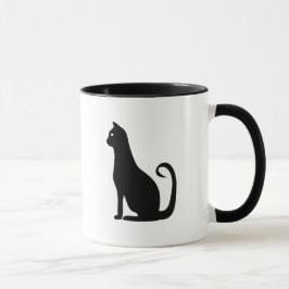 Black Cat Design Mugg