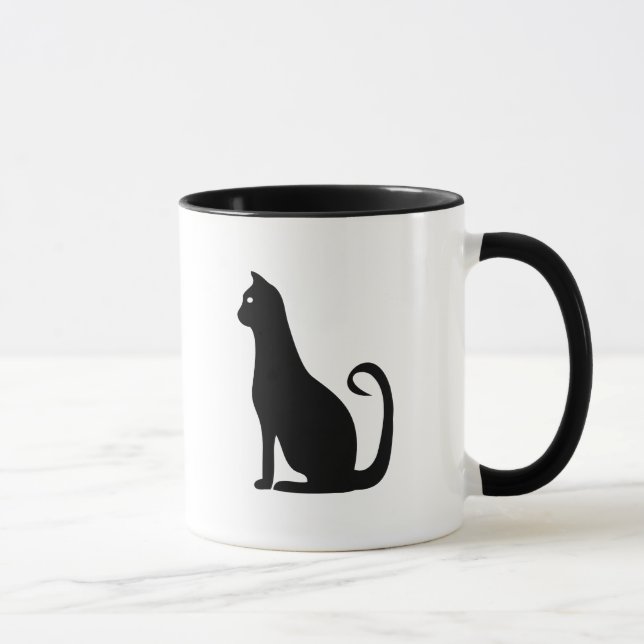 Black Cat Design Mugg (Höger)