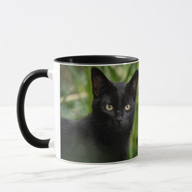 Black Cat Double Sided Mugg (Vänster)
