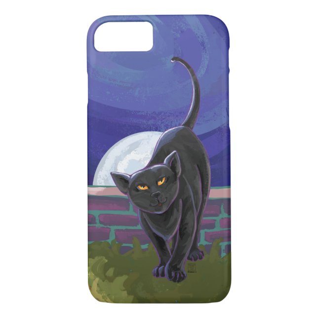 Black Cat Electronics Case-Mate iPhone Skal (Baksida)