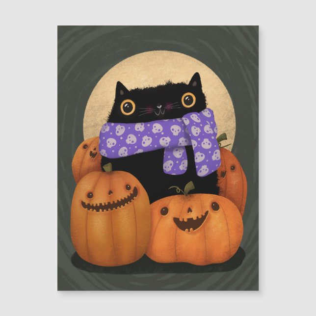 Black Cat Fall Season Happy halloween (Framsida)