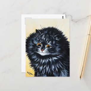 Black Cat från Louis Wain Vykort