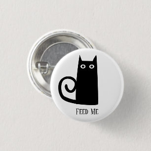 Black Cat Funny Knapp