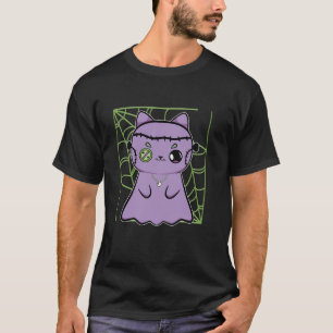 Black Cat Ghost Horror Öga Patch for Ha T Shirt