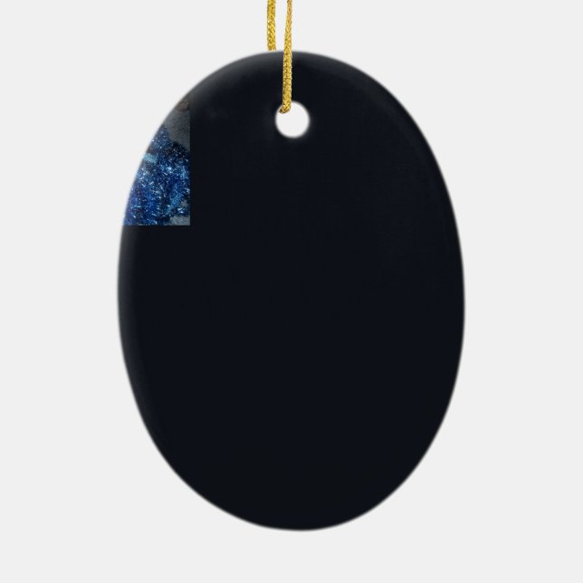 BLACK CAT, GOD JUL-dekoration Julgransprydnad Keramik (Baksidan)