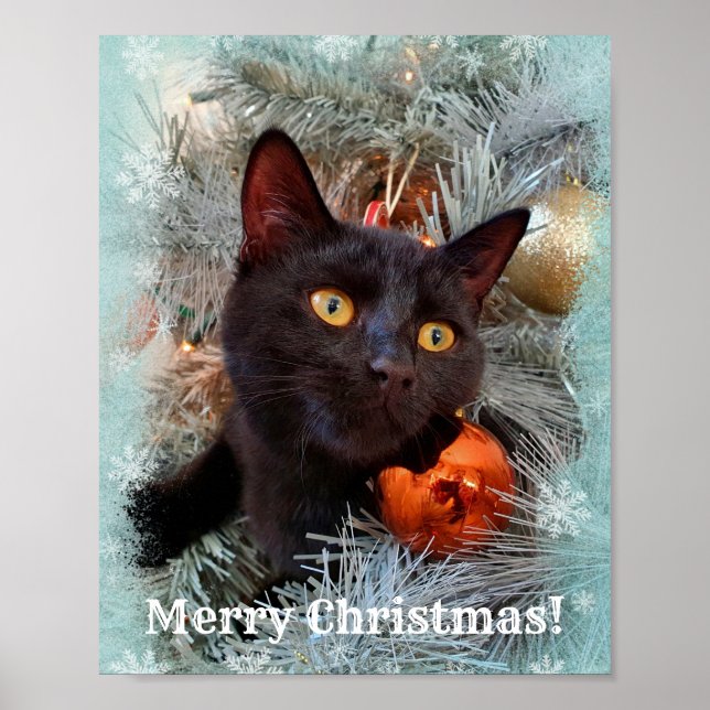 Black Cat God jul Poster (Framsidan)