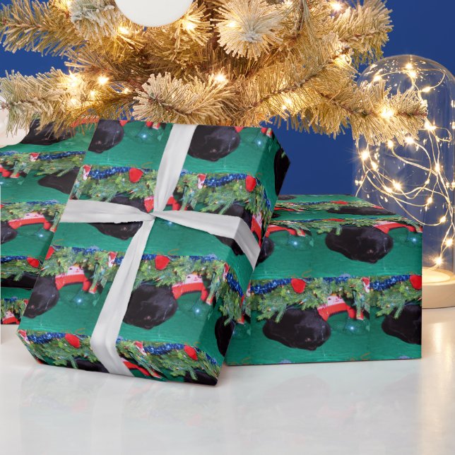 BLACK CAT, GOD JUL    PRESENTPAPPER (Helgdagar)