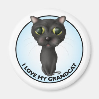Black Cat - Grandcat Magnet