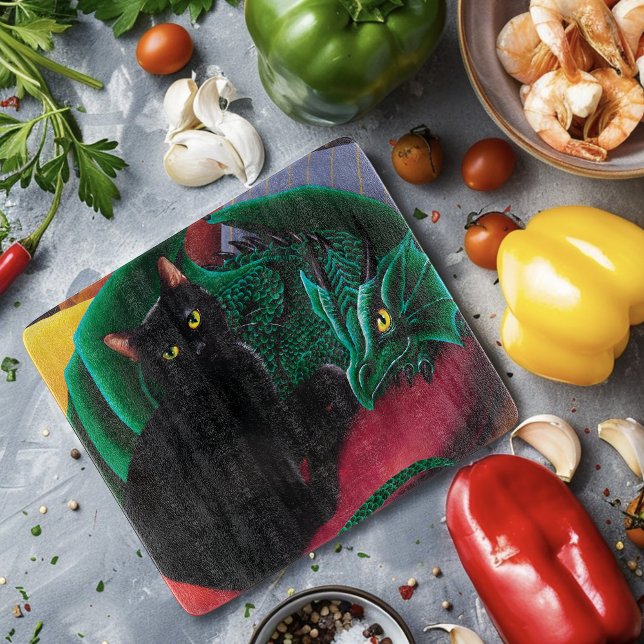 Black Cat Grönt Dragon (Skapare uppladdad)