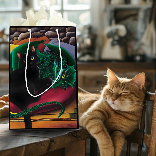 Black Cat Grönt Dragon (Skapare uppladdad)