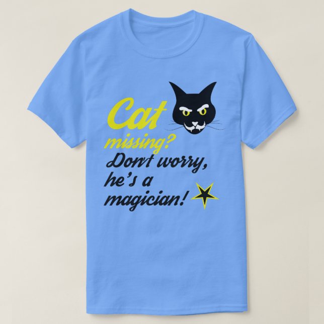 Black Cat-guiden Magician Magic Cats Mamma T Shirt (Design framsida)