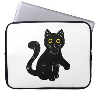 Black cat Halloween-barn T-Shirt Laptop Fodral