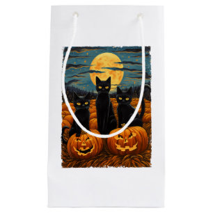 Black Cat Halloween Cat Lovers Starry Night Cat Va