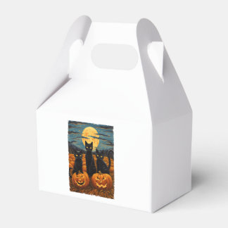 Black Cat Halloween Cat Lovers Starry Night Cat Va Presentaskar