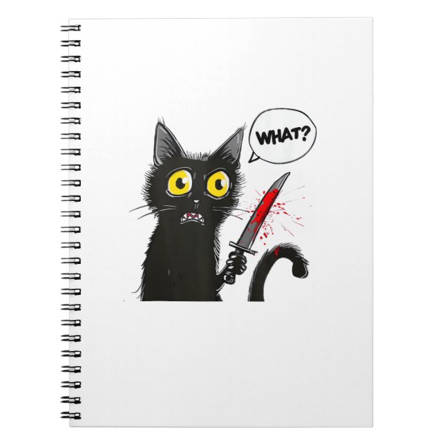 Black Cat Halloween Costume Witchcraft Spindelnät Anteckningsbok (Framsidan)