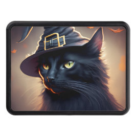 Black Cat Halloween Dragkroksskydd